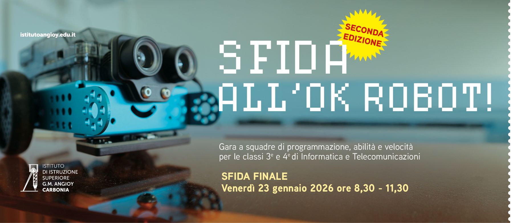 Immagine introduttiva della SFIDA ALL’OK ROBOT