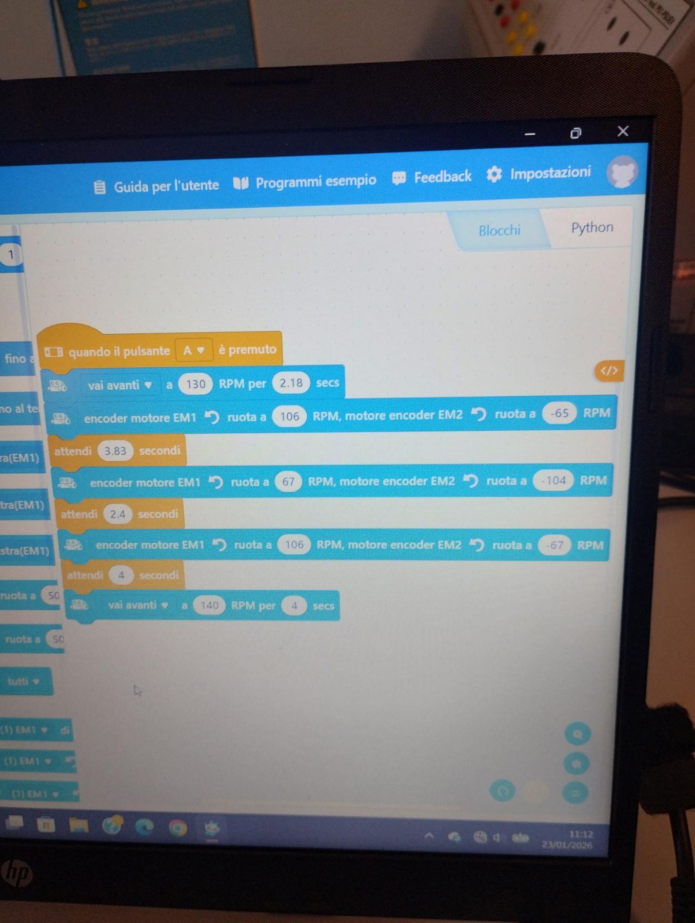 Foto della sfida all’OK Robot