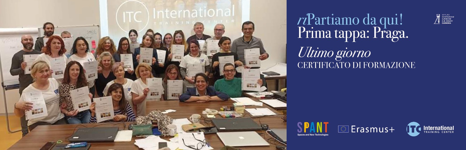 Consegna dei certificati di formazione ai docenti partecipanti – Praga