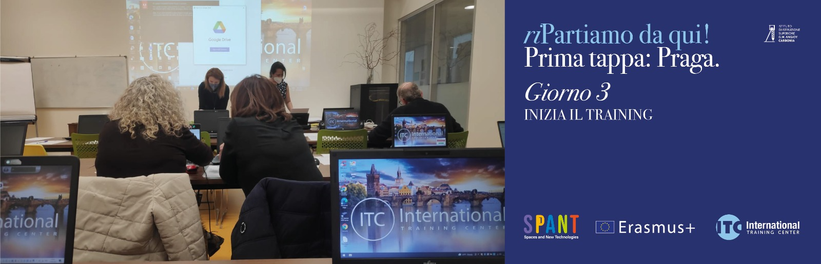 Inizio del training presso ITC International Training Center – Praga
