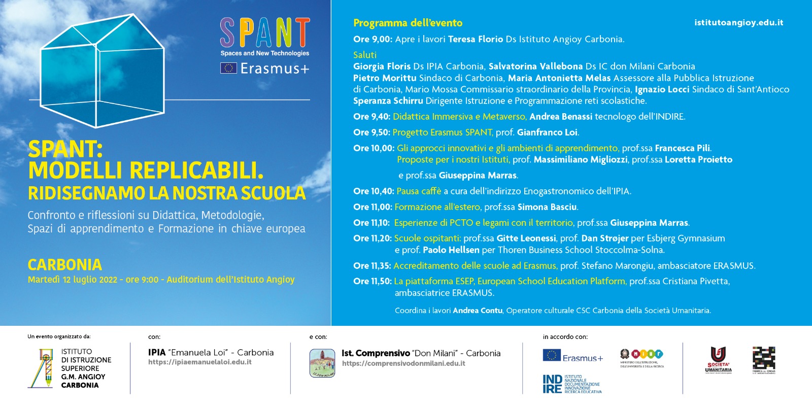 Programma completo evento SPANT
