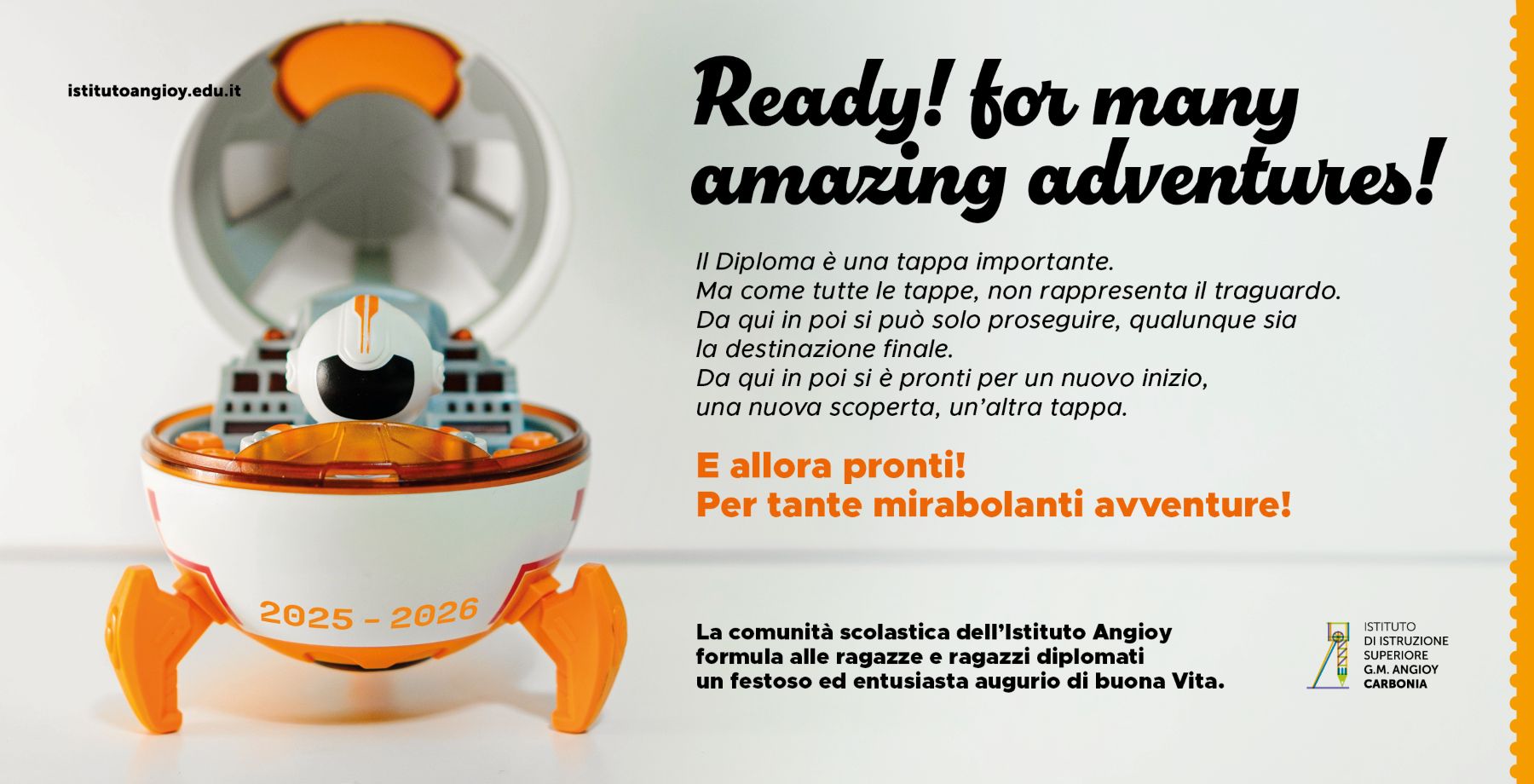 Ready! for many amazing adventures!