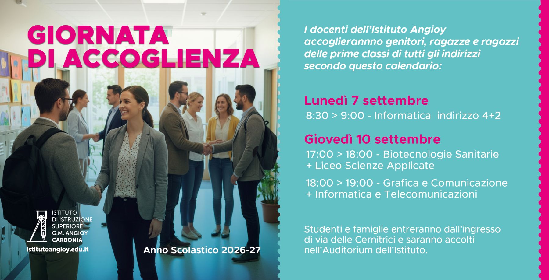 GIORNATA DI ACCOGLIENZA